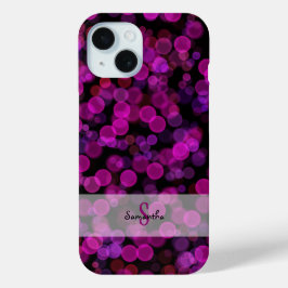 Bokeh-Lichter in Lila und Pink Case-Mate iPhone Hülle