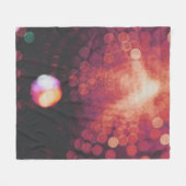 Bokeh Lichtfotografie Fleecedecke (Vorderseite (Horizontal))