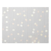 Bokeh Lights Stationery Texpad Notizblock (Vorderseite)