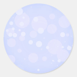 Bokeh Lila Circles Runder Aufkleber