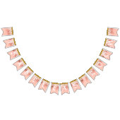 Bokeh Mädchen-personalisierter Wimpelkette (Alle)