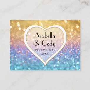 Bokeh Movie Premier Ticket Style Gold Pink Sparkon