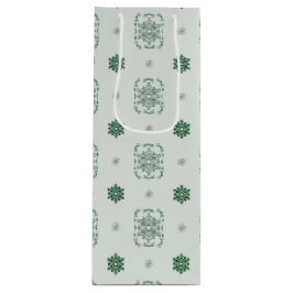 Bokeh Navidad Dekorative Schneeflocken Geschenktüte Für Weinflaschen