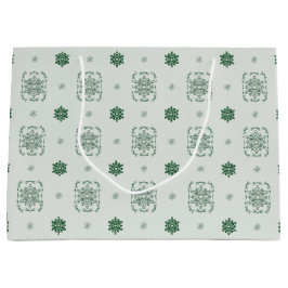 Bokeh Navidad Dekorative Schneeflocken Große Geschenktüte