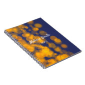 Bokeh Night Texture Notizblock (Rechte Seite)