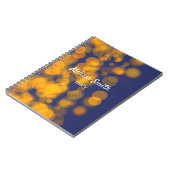 Bokeh Night Texture Notizblock (Linke Seite)