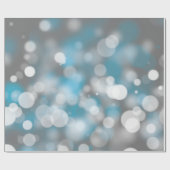 Bokeh Party Lights Geschenkpapier (Flach)