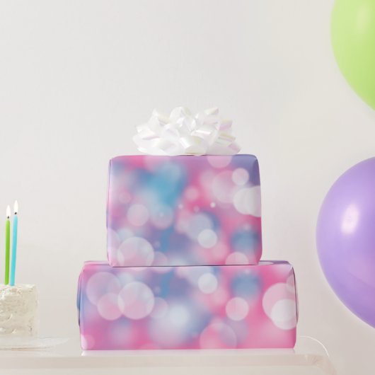 Bokeh Party Lights Geschenkpapier (Partygeschenke)