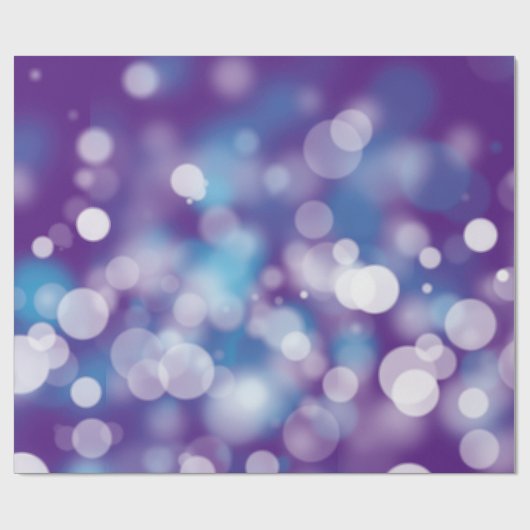 Bokeh Party Lights Geschenkpapier (Flach)