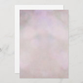 Bokeh Pastel Lila Pink Lavendel Abstrakt Einladung (Vorne/Hinten)