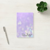 Bokeh Post It Notes 4x6 (Lila) Post-it Klebezettel (Büro)