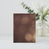 Bokeh Postkarte (Stehend Vorderseite)