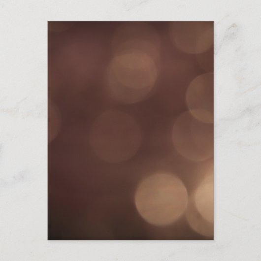Bokeh Postkarte (Vorderseite)