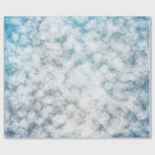 Bokeh Schneeflocke-Glitzer-Schein Geschenkpapier (Flach)