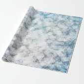 Bokeh Schneeflocke-Glitzer-Schein Geschenkpapier (Ungerollt)