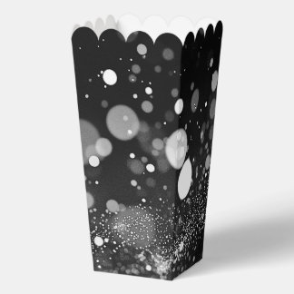 Bokeh-Schneesturm-Hintergrund - Grau Geschenkschachtel