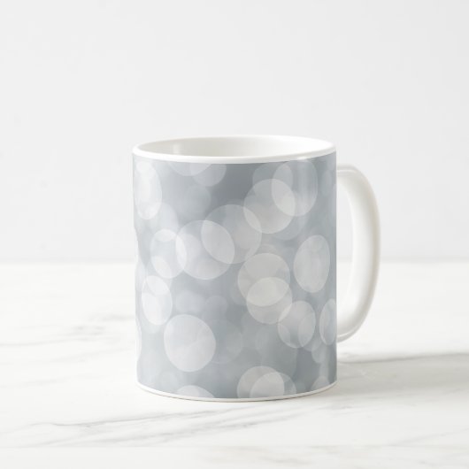 Bokeh-SilbergrauOverlay Kaffeetasse (VorderseiteRechts)