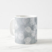 Bokeh-SilbergrauOverlay Kaffeetasse (Vorderseite Links)