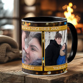 Bokeh Sparkling Lights 3 Fotos Weihnachtsfeierlich Tasse