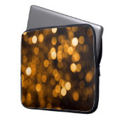Bokeh Textur Licht hell Farbe Laptopschutzhülle (Vorderseite Links)