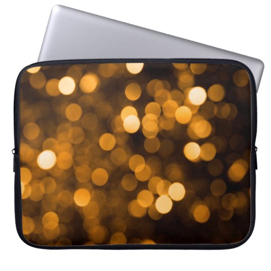 Bokeh Textur Licht hell Farbe Laptopschutzhülle (Vorderseite)