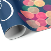Bokeh Tree Lights, Weihnachten Geschenkpapier (Rolleneckpunkt)