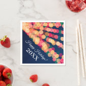 Bokeh Tree Lights, Weihnachten Serviette (Beispiel)