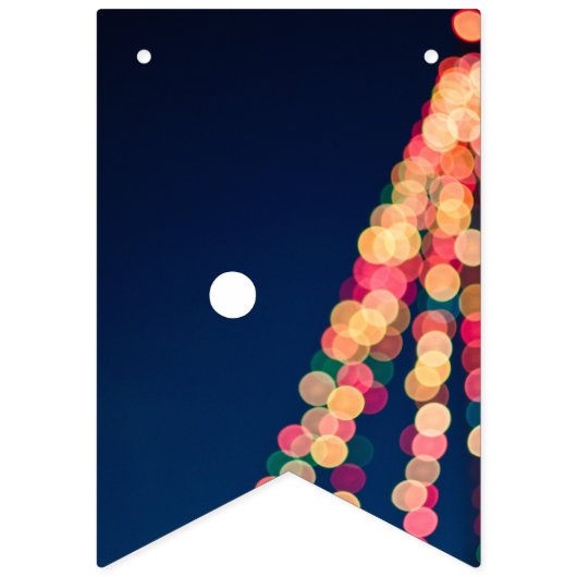 Bokeh Tree Lights, Weihnachten Wimpelkette (Erste Fahne)