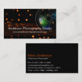 Bokeh u. Zoomobjektiv-Fotograf-Visitenkarte D14 Visitenkarte (Vorne/Hinten)