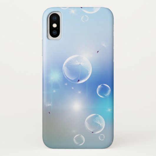 Bokeh und Bubbles Dandelion Design Case-Mate iPhone Hülle (Rückseite)