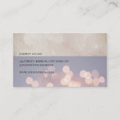 Bokeh und Lux Texture Visitenkarte (Rückseite)