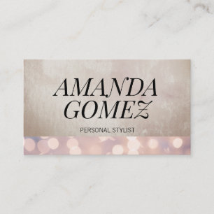 Bokeh und Lux Texture Visitenkarte