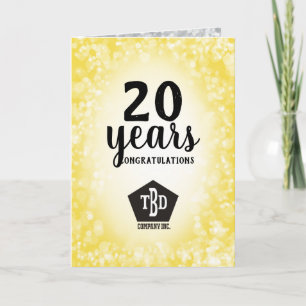 Bokeh universelle Jubiläumskarte Karte