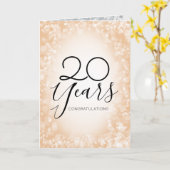 Bokeh universelle Jubiläumskarte Karte (Gelbe Blume)