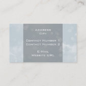 Bokeh-Visitenkarte Visitenkarte (Rückseite)