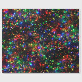 Bokeh Weihnachtslicht verschwommen Shimmer Lens Fl Geschenkpapier (Flach)