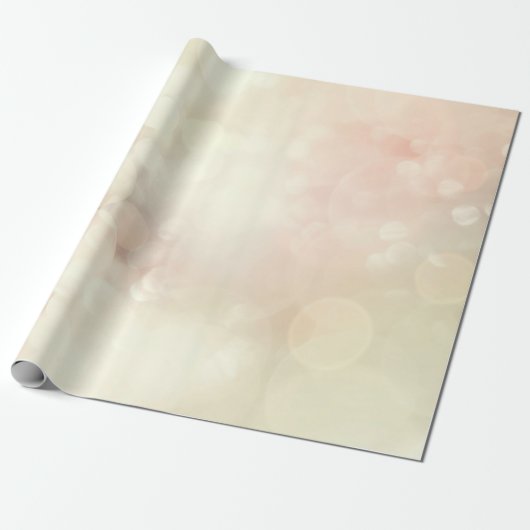 Bokeh-weiße Hintergrundtextur Geschenkpapier (Ungerollt)