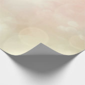 Bokeh-weiße Hintergrundtextur Geschenkpapier (Ecke)