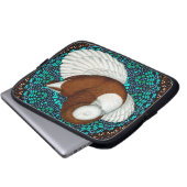 Bokhara Pigeon Extravagant Laptopschutzhülle (Vorne Knopf)