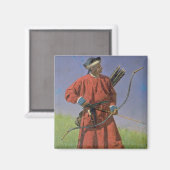 Bokharan Soldier , 1873 Magnet (Vorderseite/Rückseite)