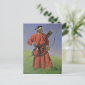 Bokharan Soldier , 1873 Postkarte (Stehend Vorderseite)