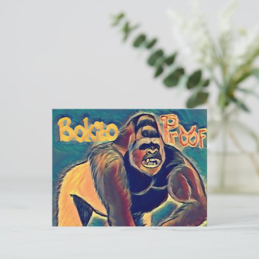 Bokito Proof Postkarte (Stehend Vorderseite)