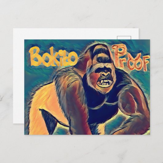 Bokito Proof Postkarte (Vorne/Hinten)