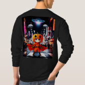 Bokuchander UFO-Design Long Ärmel T - Shirt (Rückseite)
