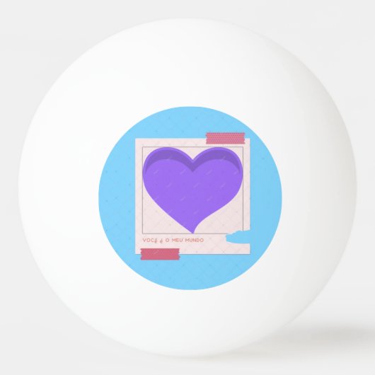 Bola de Ping Pong da minha primeira música Tischtennisball (Vorderseite)