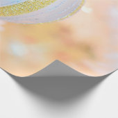 bola navidad color dorado geschenkpapier (Ecke)