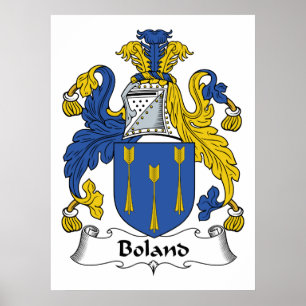 Boland Familienwappen Poster