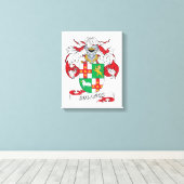 Bolanos-Familienwappen Leinwanddruck (Insitu (Holzboden))