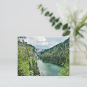 Bolboci-See, Rumänien Postkarte (Stehend Vorderseite)