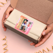 Bold 2024 Gold Pink Orange Multi Foto Graduate